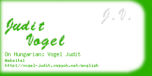 judit vogel business card